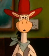 Quick Draw McGraw as he appears in Yogi Bear and the Magical Flight of the Spruce Goose