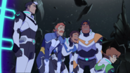 Shiro, Pidge, Lance, Coran and Hunk (White Lion)