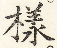 三体習字・楷 - 樣 (11)