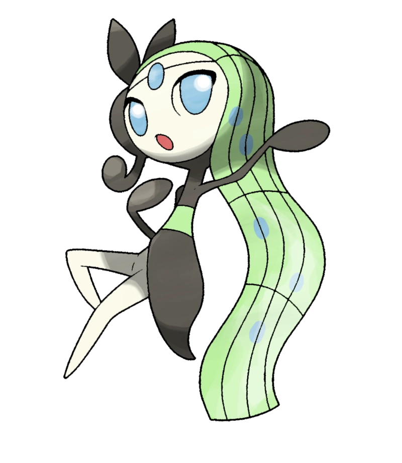 The melodies sung by Meloetta have the power to make Pokémon that hear them...