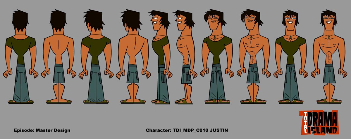 total drama action justin