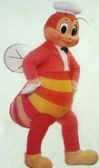 Jollibee's 1983-1998 mascot appearance