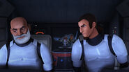 Kanan, Rex and Chopper (Three Rebels in Imperial shuttle)