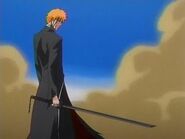 Ichigo in Bankai.