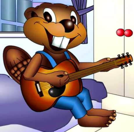 Billy the Beaver, um Wide Receiver, é um desenho animado real sobre  Achiever · Creative Fabrica