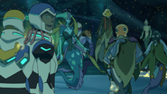 Lance, Plaxum, Swirn, Blumfump, Luxia and Hunk (After the Victory)