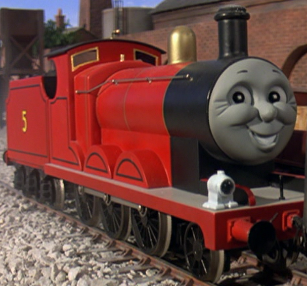 James the Red Engine, Character-community Wiki