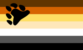 Bear pride flag