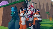 Team Floofie with FurryFloofette