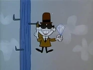 "Remember criminal like boomerang. Sometime appear to get away, but always brought back to face justice! Sayonara!"