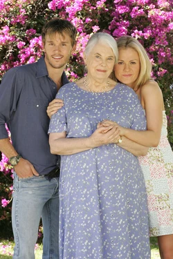 , , and  as Sookie, Adele, and Jason Stackhouse