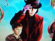 Charlie Bucket and Willy Wonka