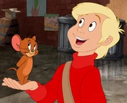 Charlie holding Jerry