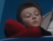 Mike watching Veruca on her way to get a squirrel