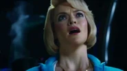 Scarlett staring in horror at her daughter's transformation.