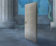 The door!