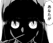 Konishi revealing her true nature in the manga