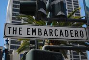 Embarcadero streetsign