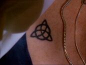 Serena Fredrick's tattoo, noted by officers at her murder. ("Something Wicca This Way Comes")