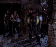 Even though regular telekinesis is usually not accompanied by any visual effect, small circular waves are visible in this .