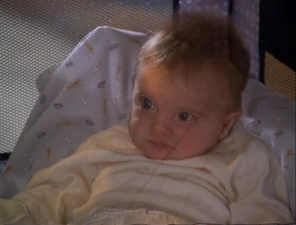 The Manticore Baby shimmering out.