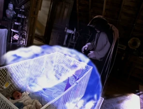 Wyatt raises his force field.