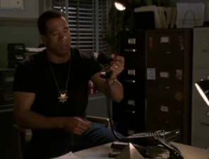 Darryl accidentally crushes his phone due to his Super Strength.