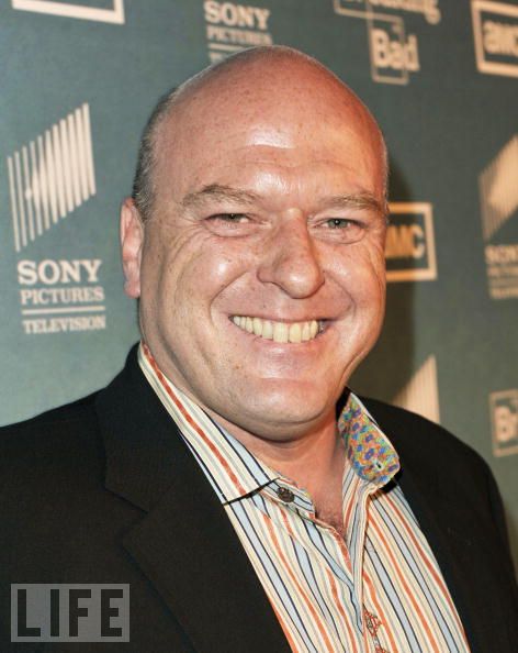 Dina's dad is played by dean norris. The same actor as hank in