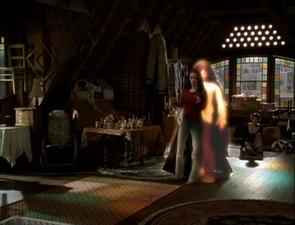 The Beast shimmering in.