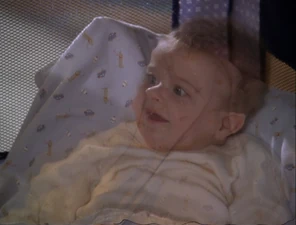 The Manticore shimmering back in.