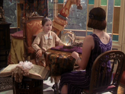 Christina Larson as a child
