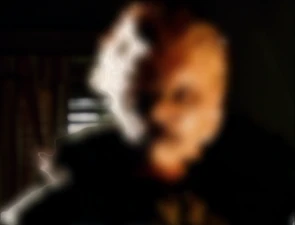 The Beast shimmering out.