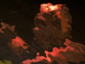 A Manticore shimmering out.