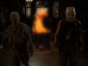 The Beast shimmering in.