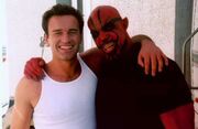 Julian McMahon and Michael Bailey Smith