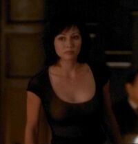 Prue in dinner