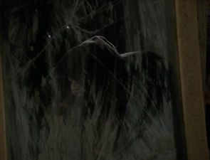 The Beast uses his enhanced senses to smell his baby.