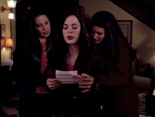 Piper, Paige and Prue vanquishing Demons