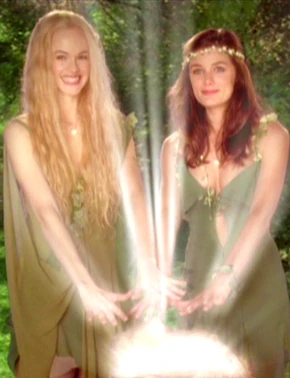 Two Wood Nymphs, Daisy & Miranda, call forth the Eternal Spring