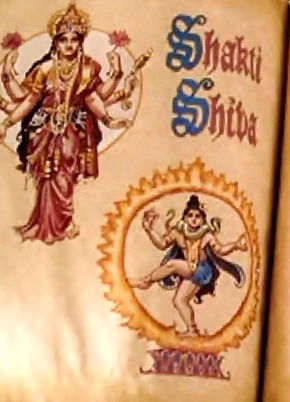 Shakti and Shiva depicted in the Book of Shadows