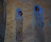 Meta and Demetrius frozen in ice