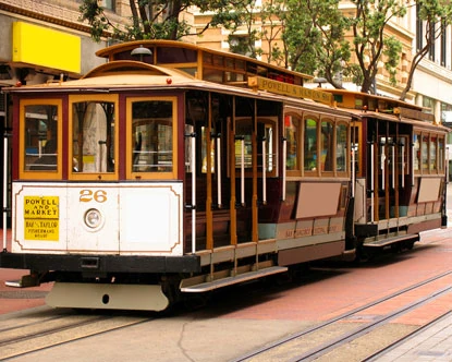 Spur H0 - Bachmann Tram Cable Car Powell & Hyde Streets