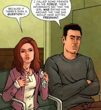 Paige and Henry  speak to  Bob Cowan