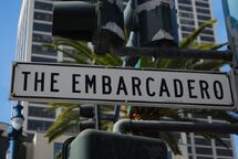 Embarcadero streetsign