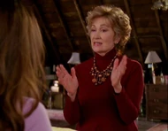 Penny as she explains what she knows about Armand to Piper