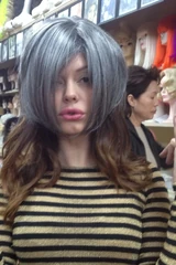 Rosewig4.jpg (98 KB) Trying on wigs - March 1, 2012