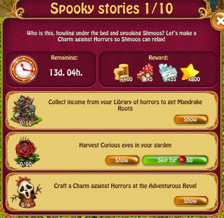 Spooky Stories Charm Farm Wiki Fandom