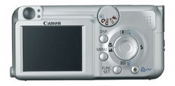 PowerShot A450 Back