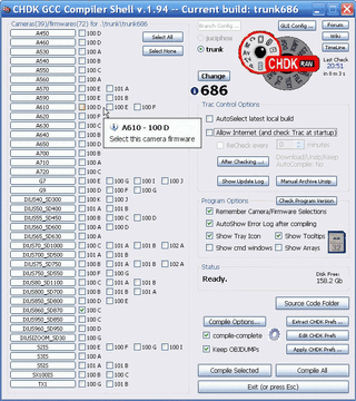 Chdk shell gui