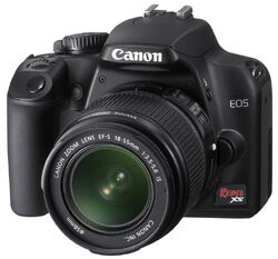 EOS 1000D with 18-55 kit lens